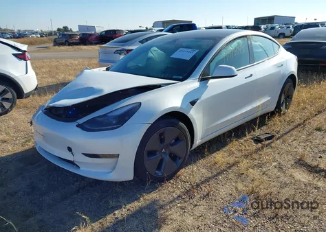 2022 Tesla Model 3 Long Range Dual Motor All-Wheel Drive из США, поврежденный, VIN 5YJ3E1EB8NF333635